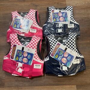 SET OF 4 Kids Swimming Vests “RESELL LOT”